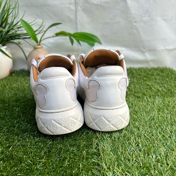 TORY BURCH Ladybug Sneaker Color: White / White / White women size 6.5 - Picture 13 of 17